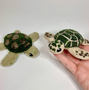 SOLD OUT Needle-Felted Turtle Project - May 21